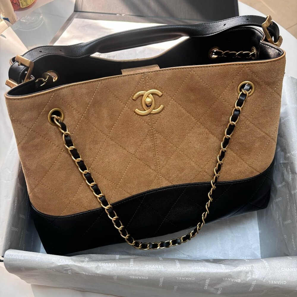 Authentic Chanel Brown Shoulder Bag